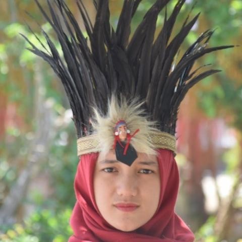 Topi Papua - Topi Irian Kening Wajah Variasi Warna