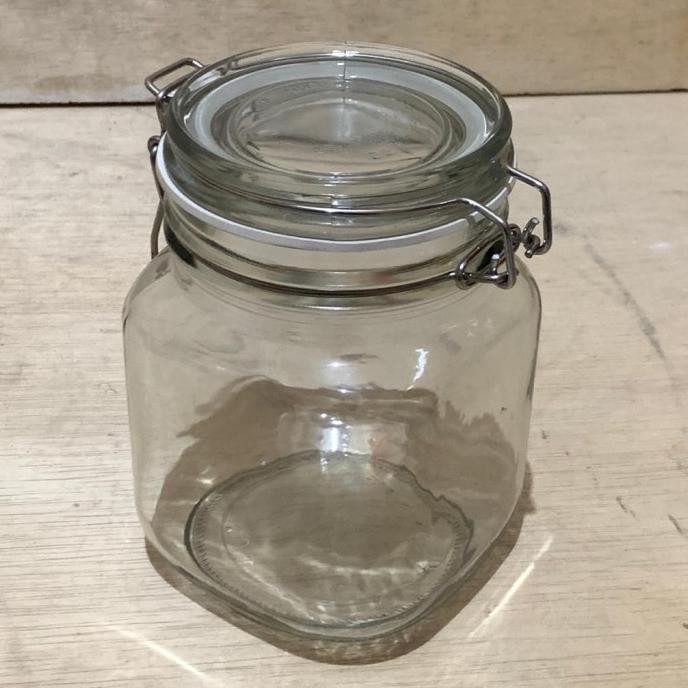 Produk Terbaik] Jar Toples Kaca Hermetico 1 Liter