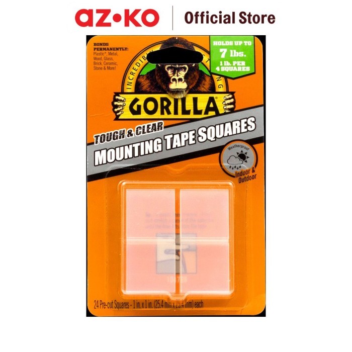 

AZKO Gorilla Set 24 Pcs Lem Permanen Square