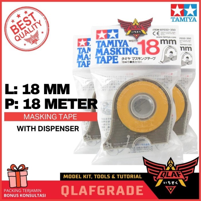 

Masking Tape 18mm TAMIYA WITH DISPENSER tempat tape
