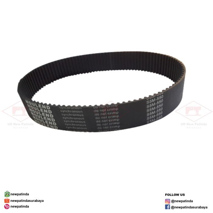 

^^^^^] Vanbelt S5M 550 Mesin Bordir Komputer Tali Belt