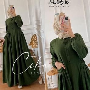 Viral Gamis terbaru 2025 lebaran wanita import / GAMIS TERBARU / CIKA NABTIK GAMIS JUMBO / GAMIS cik