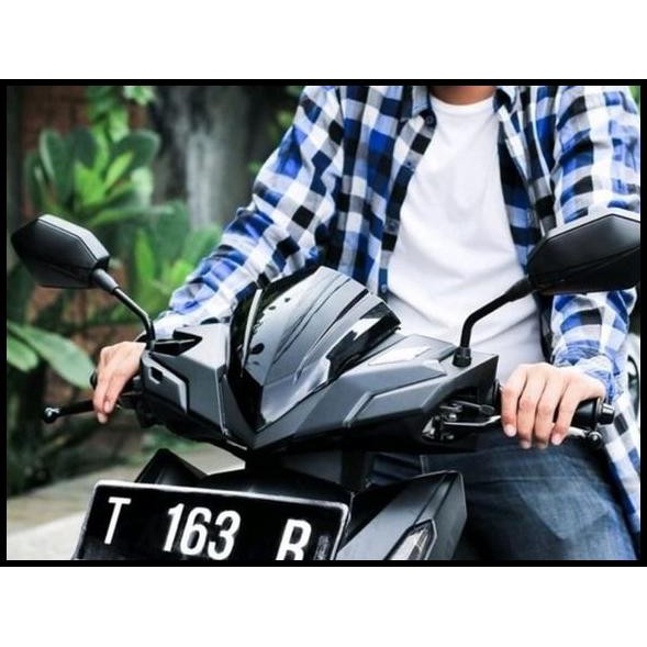 Winshield Windshill Tameng Visor Mika Akrilik Variasi Motor Vario 125