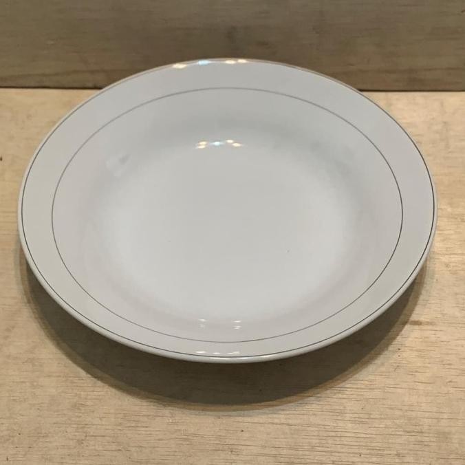 {{{{{{] Piring Lis Emas 9" Porselin Sunbird / JM