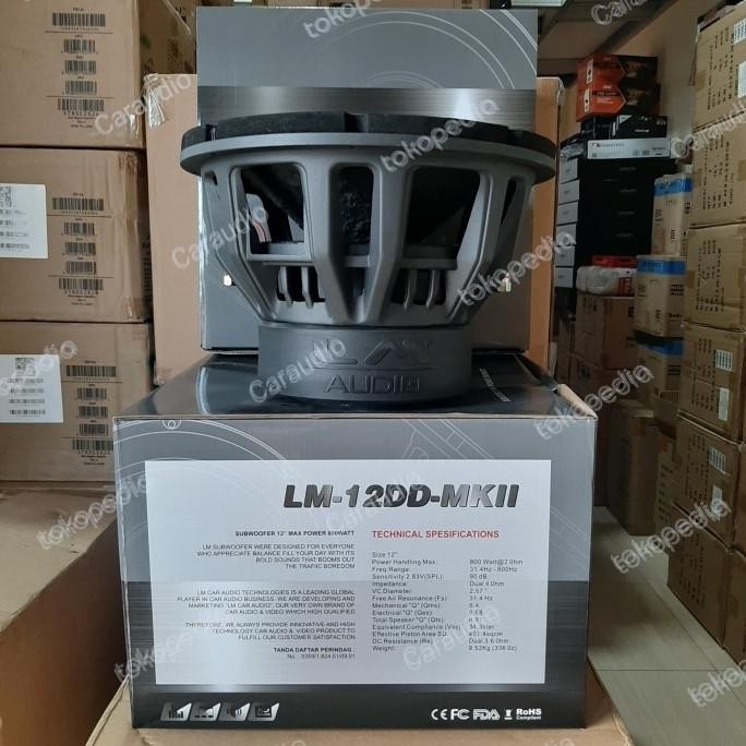 SUBWOOFER 12" LM 12DD MKII  SUB LM 12 DD MKII  SUB LM-12DD-MKII PROMO Terlaris