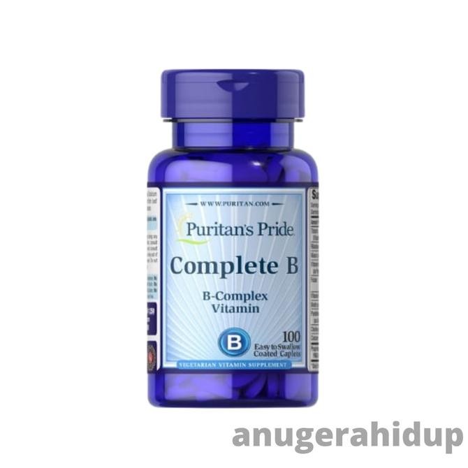 PURITAN PRIDE VITAMIN B COMPLEX COMPLETE 100 CT PURITAN'S PRIDE B-COMP ORIGINAL DAN TERPERCAYA
