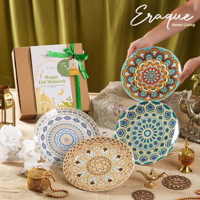 

ERAQUE Hampers Piring Keramik Sabrina / Parcel Lebaran Idul Fitri Unik