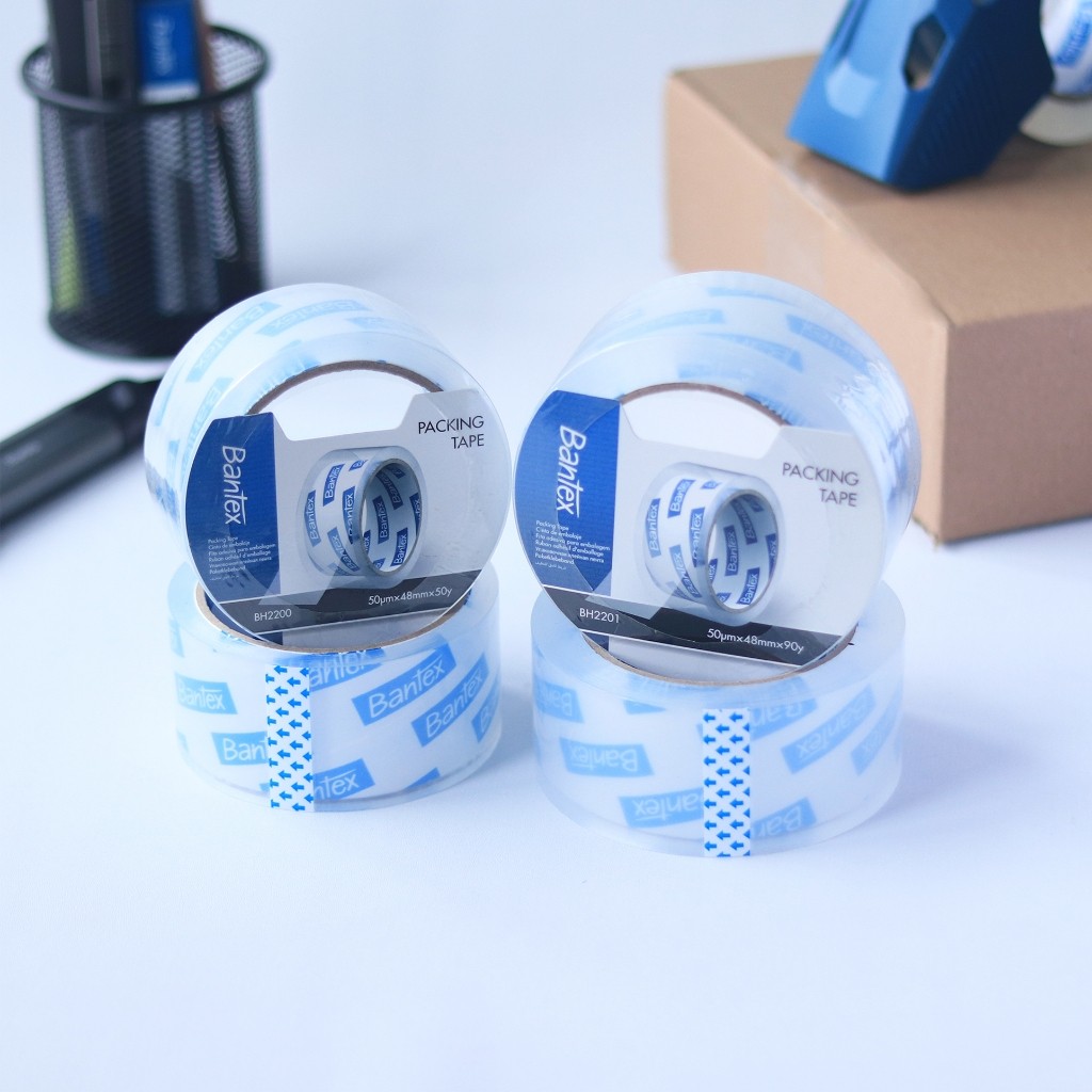 

[Stationery Spectrum] Bantex Lakban Bening / Packing Tape Transparan 48 mm Kualitas Terbaik BH220X