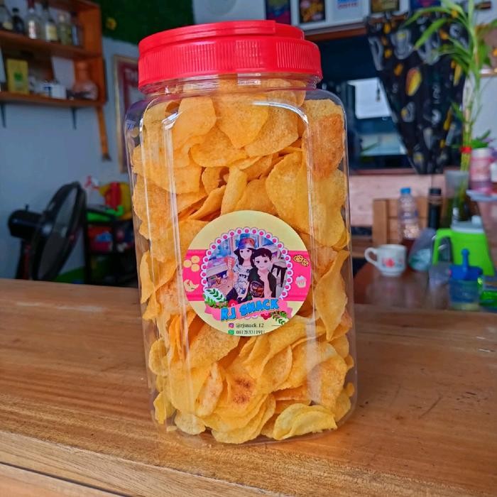 

Keripik Kentang Original Premium Crunchy Crispy Kemasan Toples Jumbo 320Gr Camilan Kering Food Snack