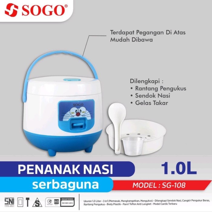 Rice Cooker 1L Sogo Sg-108