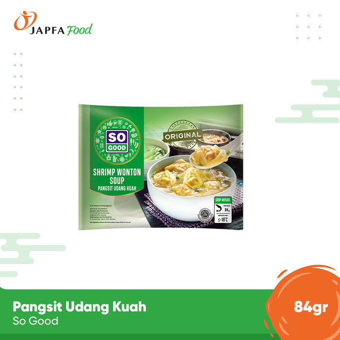 

So Good Pangsit Udang Kuah / Shrimp Wonton Soup 84gr