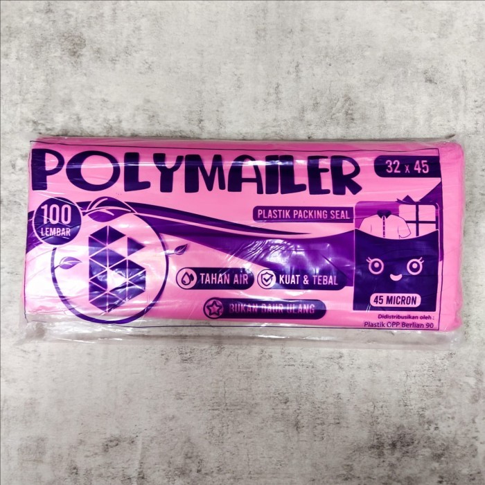 

Polymailer Pink 32 X 45 Cm / Plastik Packing Online Amplop Plastik Ready