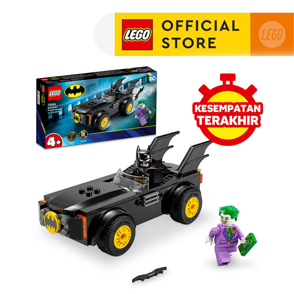 LEGO Super Heroes DC 76264 Batmobile Pursuit: Batman vs. The Joker Building Toy Set (54 Pcs) Super H