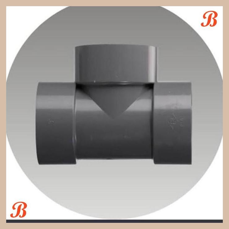 [AST] TEE PVC 4 X 2"INCH ( RUCIKA ) D
