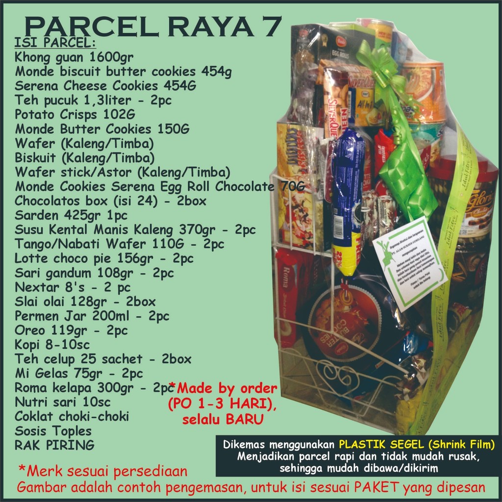 

PARCEL LEBARAN 1JUTA | PARCEL IDUL FITRI | PARCEL HARI HARI RAYA | BINGKISAN | HAMPERS