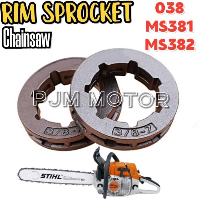 ```````] Ms381 Rim cincin sporket mesin chainsaw sinso stihl sthil ms382 038
