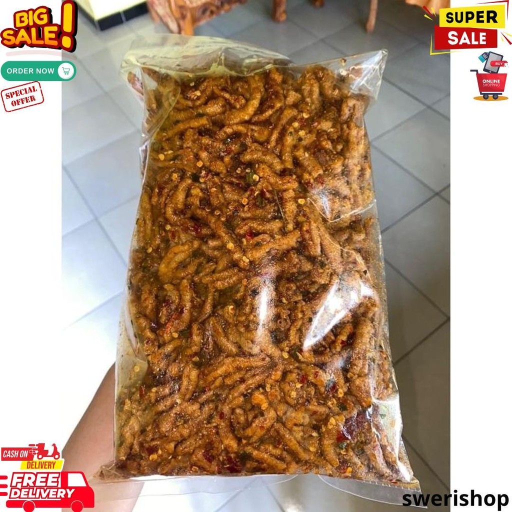 

500Gr Keripik Usus Ayam Crispy D Best Seller