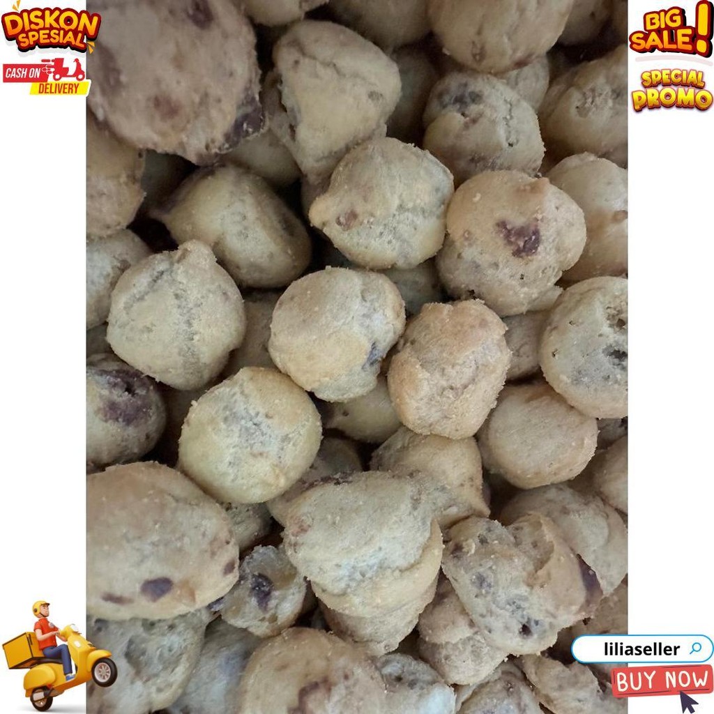 

(1Kg)Kue Sus Kering /Krem Ballen / Kue Soes Coklat /Krem Ballen / Kue Coklat / Soes Kering Coklat (1Kg) (250Gr) (500G) / Duosus / Sus Coklat Kering D Termurah