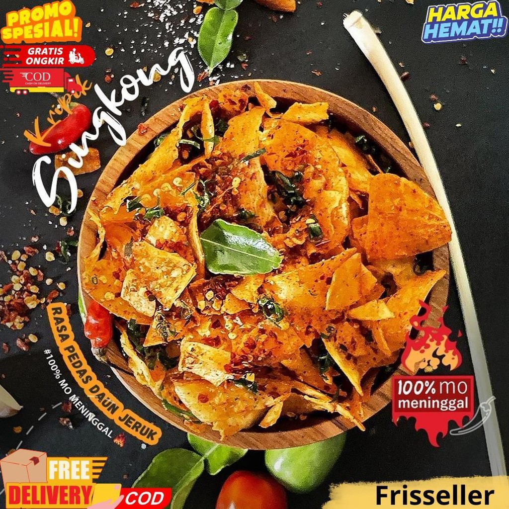 

Yasnack Keripik Singkong Pedas Daun Jeruk/Kripset/500Gr Ramadhan Sale