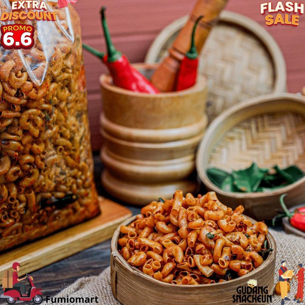 

Makaroni Bantet Pedas Daun Jeruk 1Kg D Cod