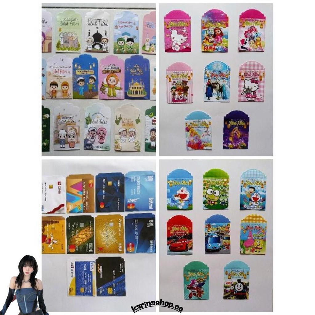 

Paket Amplop Lebaran 100 Pcs (10 Motif) Random Murah