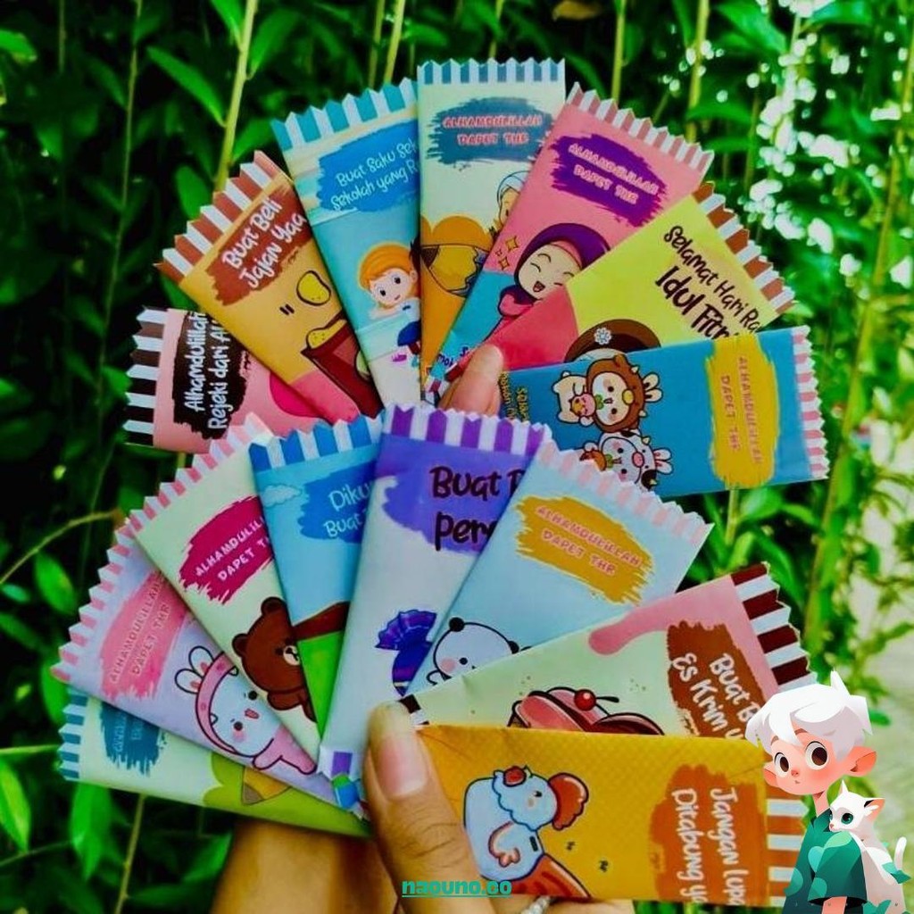 

Amplop Lebaran Bentuk Permen 30 Pcs Murah