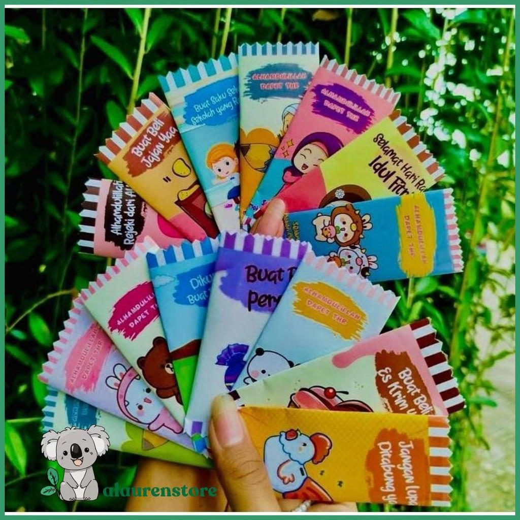 

Amplop Lebaran Bentuk Permen 30 Pcs Promo
