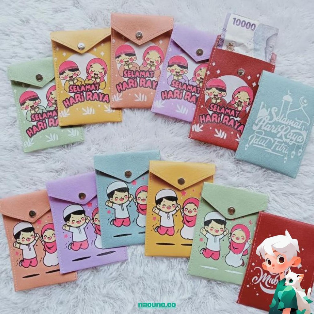

(12Pcs) Amplop Lebaran Unik Potrait Promo