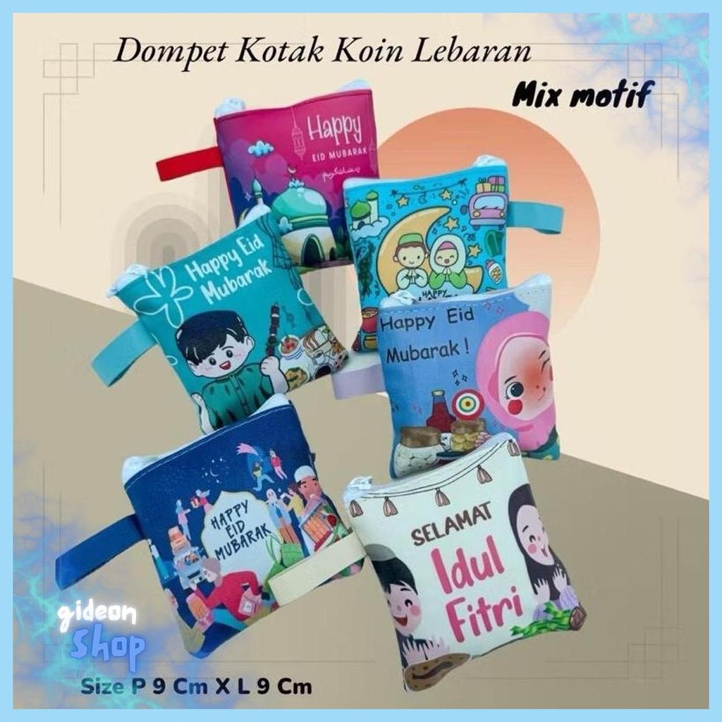 

( Dpt 12 Pcs ) Amplop Lebaran Angpao Lebaran Dompet Kotak Koin Lebaran Murah