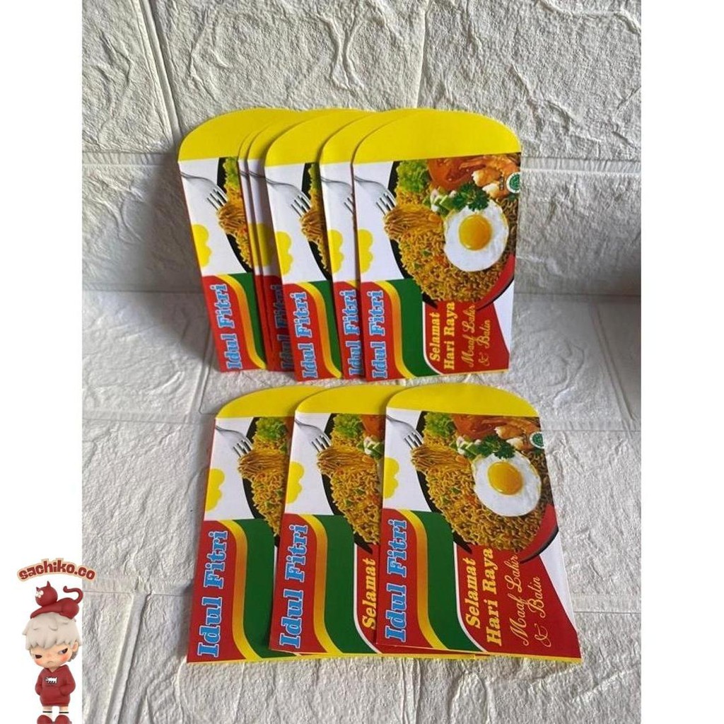 

Amplop Ampau Lebaran Snack Viral 12X7Cm 100 Lembar - Indomie Sale