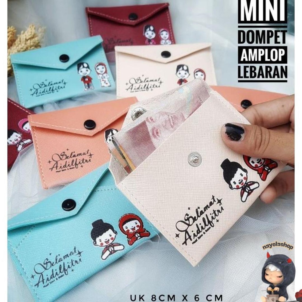

[ 12 Pcs ]Mini Dompet Amplop Lebaran / Implek Natal Per Pac Isi 12 Pcs Murah