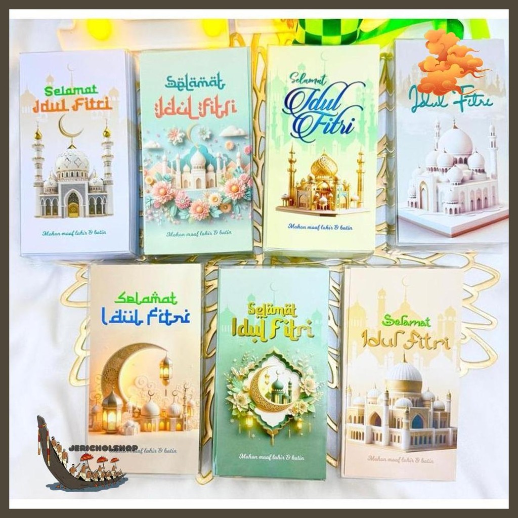 

Amplop Panjang Lebaran Isi 50 Lembar Idul Fitri Islami Eid Mubarak Diskon
