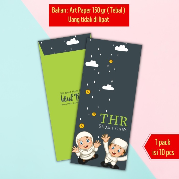 

New! Amplop Lebaran Hari Raya Idul Fitri Thr Custom Premium Eksklusif Mewah Aesthetic Desain Kekinian Lebaran