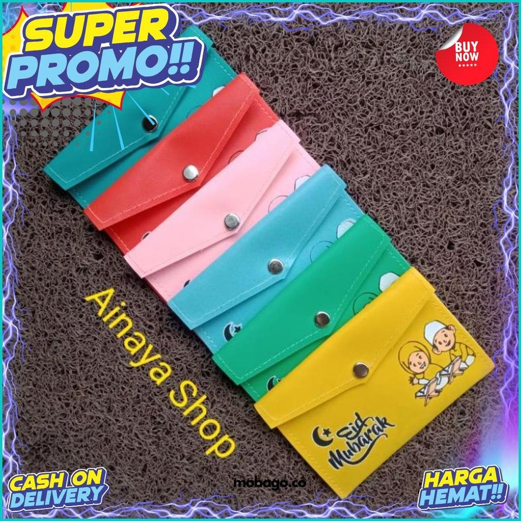 

(12Pcs) Dompet Amplop Lebaran /Angpao Lebaran Ukuran Medium Kilat