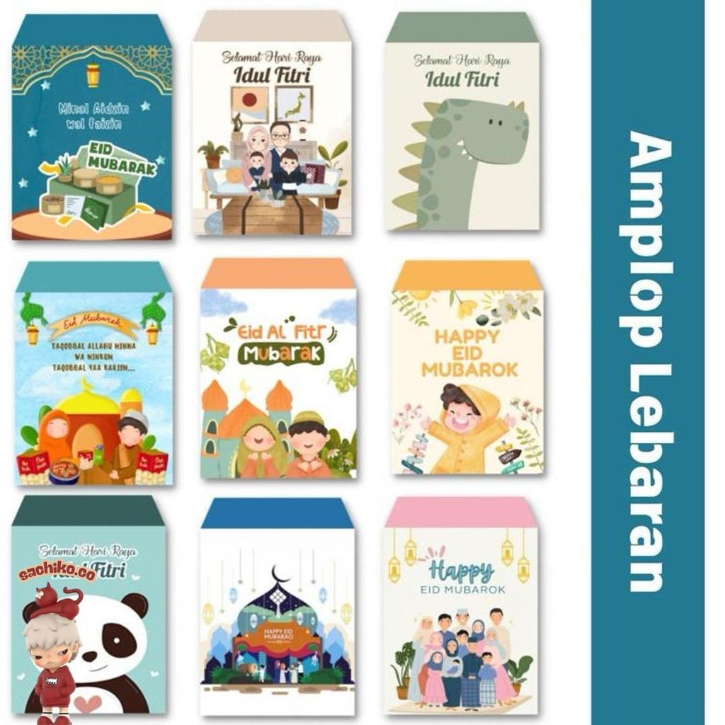 

Amplop Lebaran 50 Pcs Dan 100 Pcs Angpao Lebaran Karakter Anak Murah