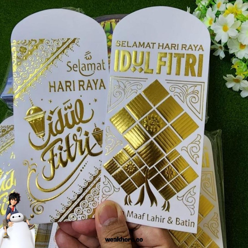 

100Pcs Dan 50Pcs Amplop Idul Fitri Karakter Ukuran Besar L 8X15Cm Amplop Ampau Lebaran Grosir 1 Pak Isi 100 Dan 50 Lembar Kilat