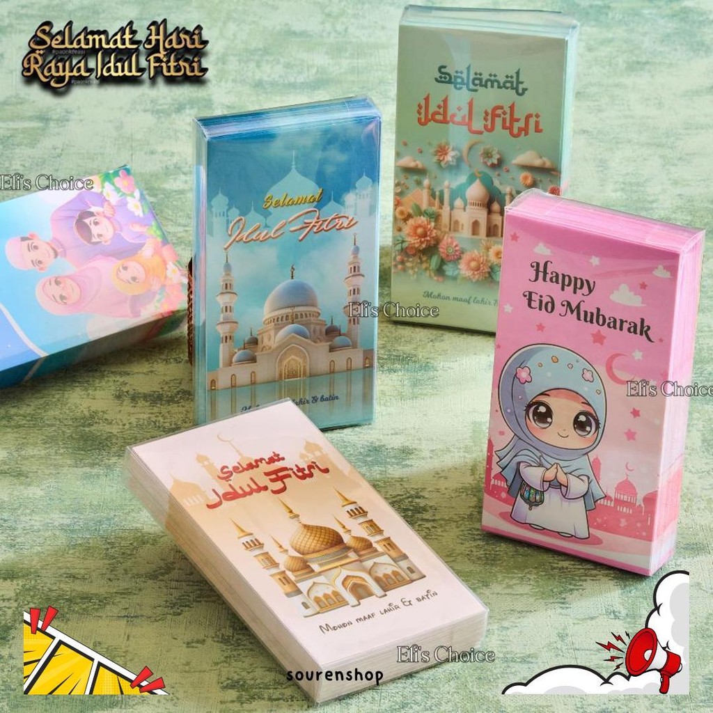 

Amplop Lebaran Jumbo Panjang Isi 50 Lembar Angpao Besar Hari Raya Idul Fitri Kemasan Mika Sale
