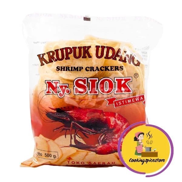 

KERUPUK UDANG NYONYA SIOK OVAL 500GRAM / KRUPUK KERUPUK UDANG STIK / STICK NY SIOK / KERUPUK UDANG