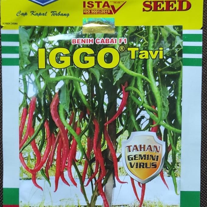 Benih bibit cabe IGGO TAVI isi 10gram