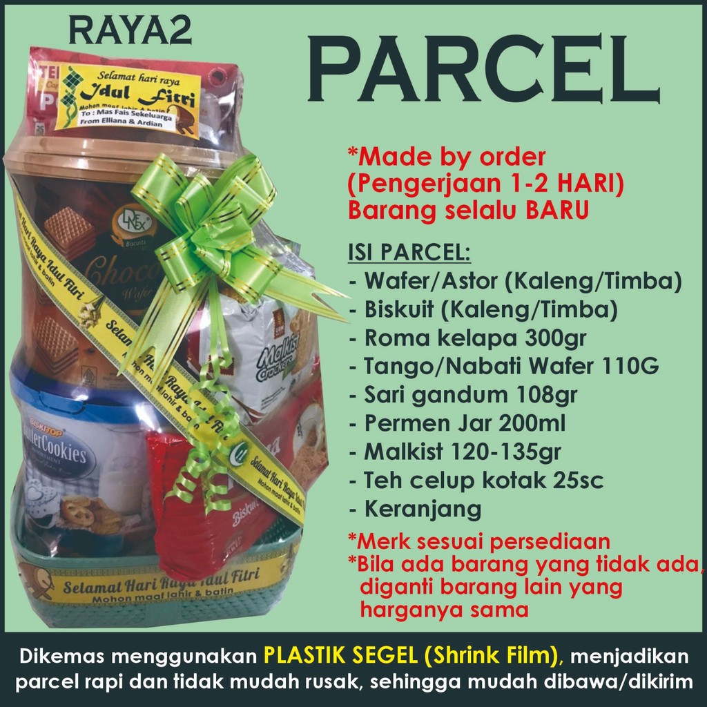 

(KHUSUS INSTANT) PARCEL LEBARAN 150 RB | BINGKISAN LEBARAN | HAMPERS LEBARAN | HADIAH LEBARAN