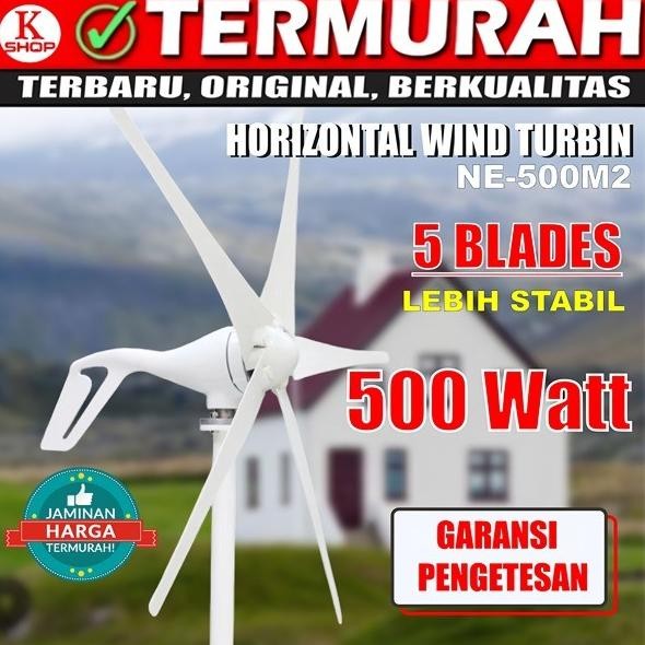 TURBIN ANGIN / WIND TURBINE 500W + CONTROLLER / WIND TURBINE