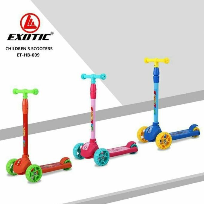 Promo Skuter Anak Exotic Et-Hb009 Mainan Anak Scooter