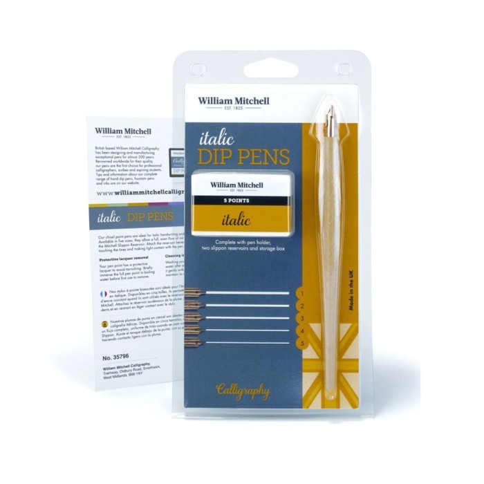 

William Mitchell Italic Dip Pens Set