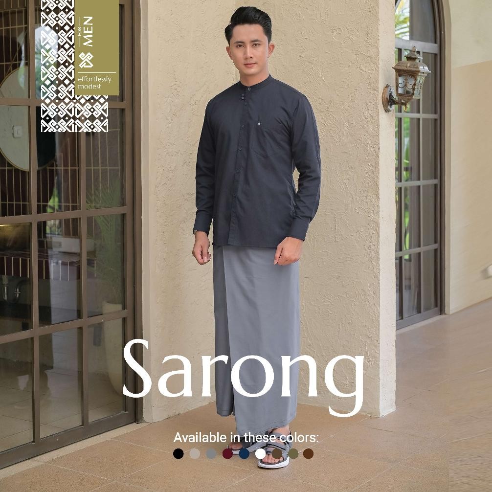 EUGENIE DS MODEST - SARUNG KATUN POLOS - DS MEN