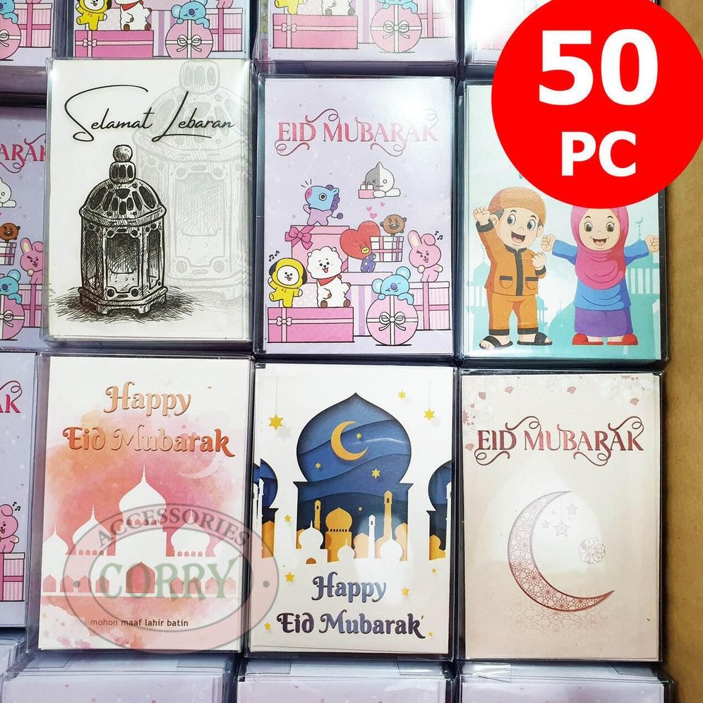 

Angpao Idul Fitri Lebaran Isi 50 Murah 10 Cm Amplop Uang Gambar Lucu Hijau Biru Pink Kuning