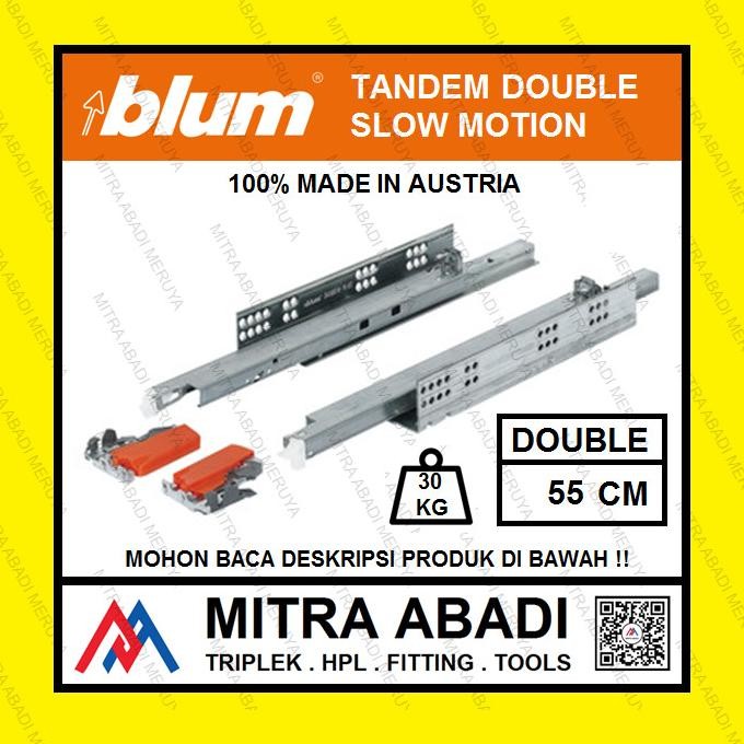 REL TANDEM BLUM 55 CM DOUBLE EXTENSION REL LACI BLUM REL BLUM