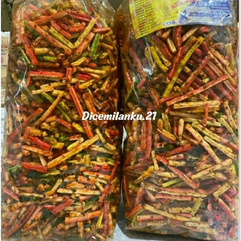 

SEBLAK BUNGBU CIKRUH/SEBLAK KERING KERUPUK BETON BANTAT PEDAS DAUN JERUK ISI 1.KG