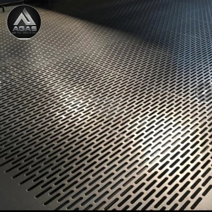 Plat Lubang Perforated Kapsul 5x30mm besi