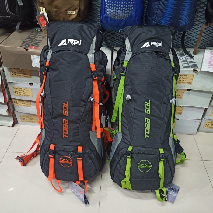 Tas Carrier Rei Toba 60L Tas Gunung Rei Toba 60