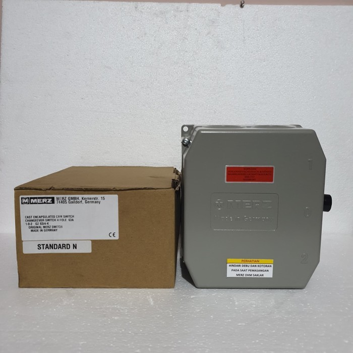 Cam Stater Merz GZ 63A 4P MERZ507 / OHM Saklar /COS 63 A 4P Germany